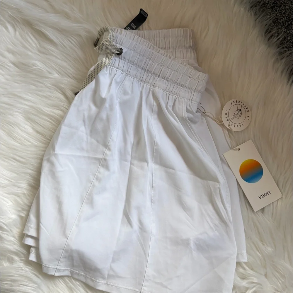 Vuori White Drawstring Midi Skirt - Picture 5 of 5